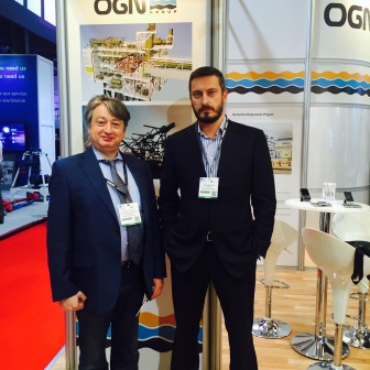 At OGN Group stand during the Offshore Europe 2015