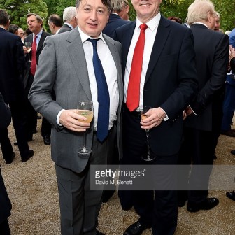 Alexander Temerko with David Davis MP at a private function