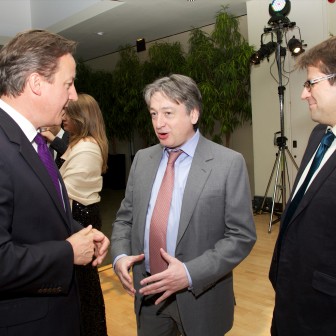 Speaking with Prime Minister David Cameron 