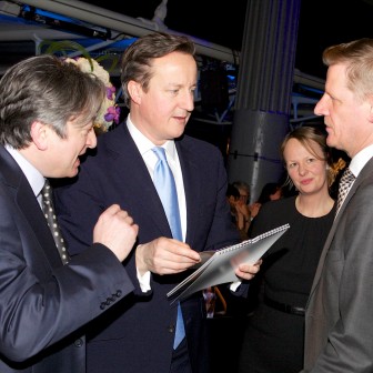 With Prime Minister David Cameron