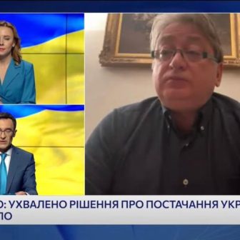 Interview on Ukraine's national news marathon - support for Ukraine in its war with Russia; military, political and financial support to the Ukrainian people.